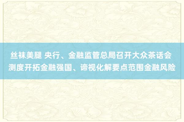 丝袜美腿 央行、金融监管总局召开大众茶话会 测度开拓金融强国、谛视化解要点范围金融风险