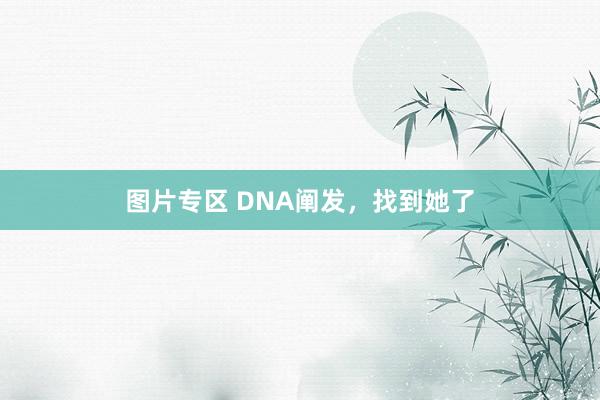 图片专区 DNA阐发，找到她了