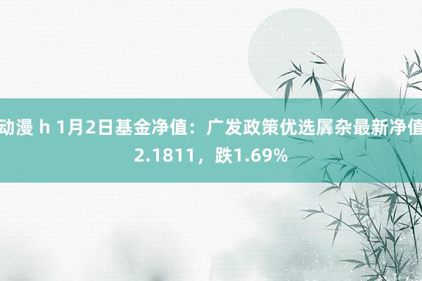 动漫 h 1月2日基金净值：广发政策优选羼杂最新净值2.1811，跌1.69%