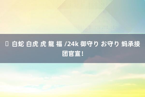 ✨白蛇 白虎 虎 龍 福 /24k 御守り お守り 蚂承接团官宣！