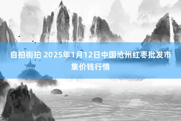 自拍街拍 2025年1月12日中国沧州红枣批发市集价钱行情